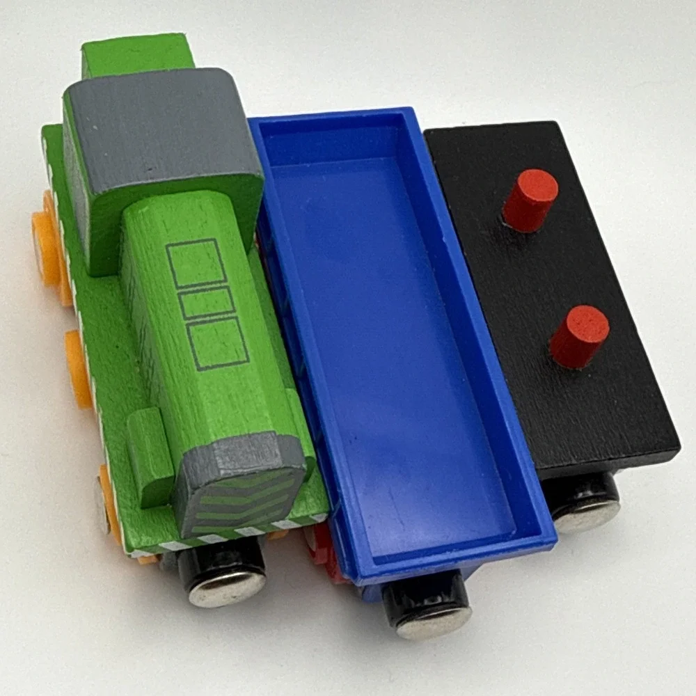 Orbrium Wooden Train Cars Lot Brio Thomas Compatible Lot Of 8 EUC